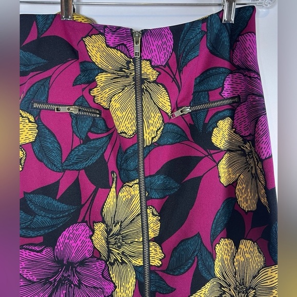 Women’s Worthington Industries Floral Skirt Size 10 Multicolor - Picture 7 of 9